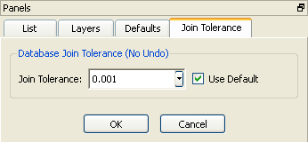 Join Tolerance